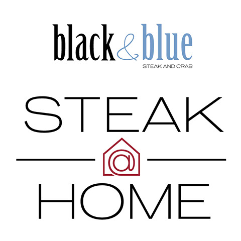 Black and Blue Steak at Home Logo