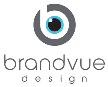 BrandVue Design Vertical Logo